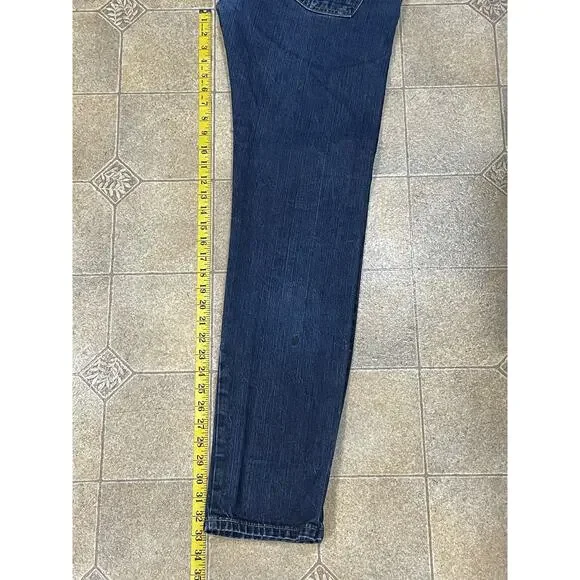 Naked & Famous Jeans Men’s Size 34x32 Blue Selvedge Denim Slim Straight - Picture 5 of 12